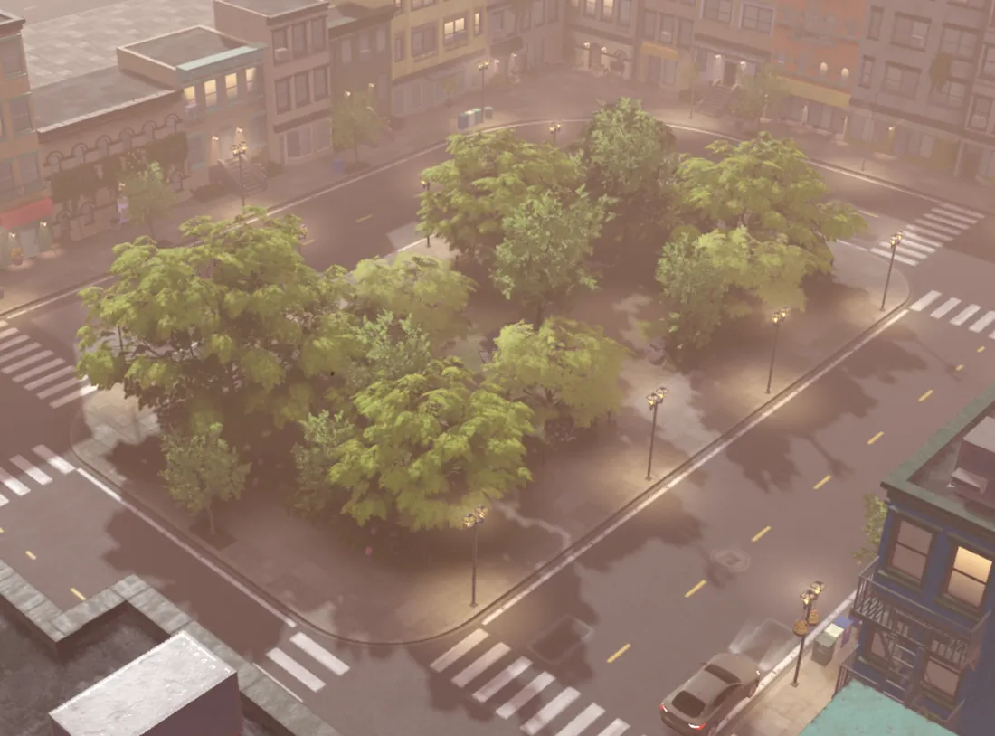 Example game scene